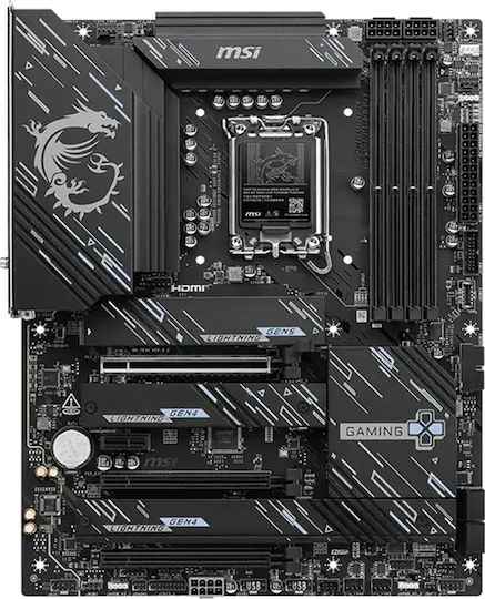 MSI Z890 Gaming Plus WIFI6E Mutterplatine ATX mit Intel 1851 Steckdose 7E34-020R