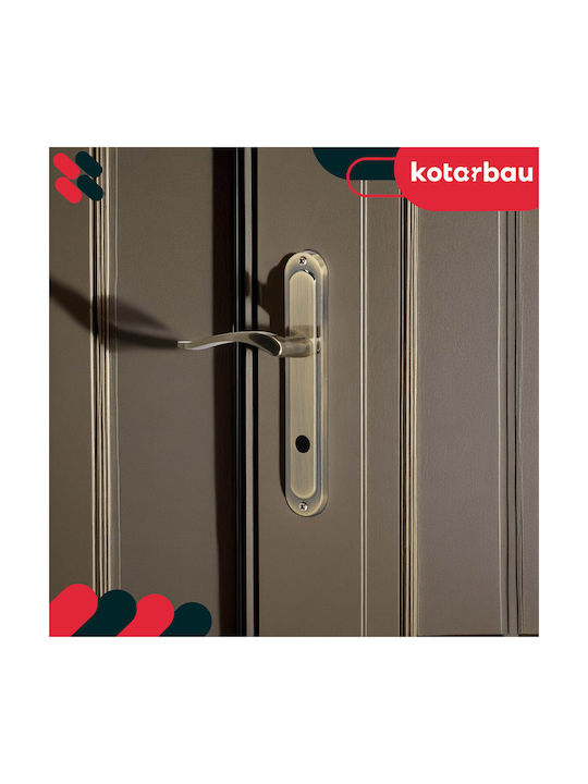Kotarbau Buton WC Cu Placă Bronz