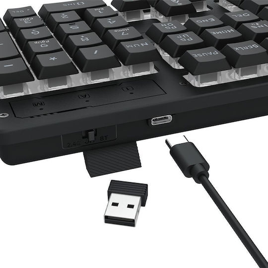 Redragon S107-KS Wireless Gaming Keyboard Set with RGB Lighting & Mouse (English US)