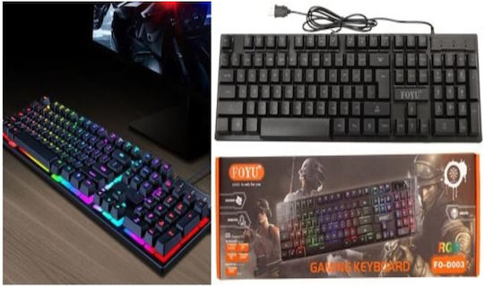 Foyu Foyu FO-D003 Gaming Tastatur mit RGB-Beleuchtung (Englisch UK)