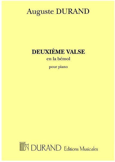 Auguste Durand Deuxieme Valse Op 86 Λα Ύφεση Πιάνο