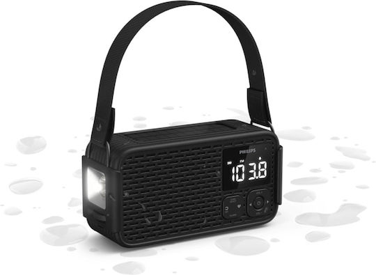 Philips TAR3500/00 Επιτραπέζιο Ραδιόφωνο Ηλιακό Μαύρο