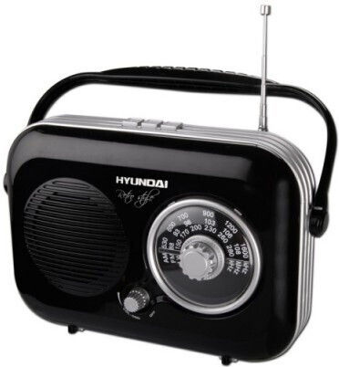 Hyundai Retro PR 100 Cu baterie Negru