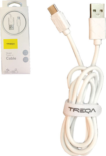 AGC USB 2.0 Cable USB-C Male - USB-A White 1m 30601305 2 Pieces