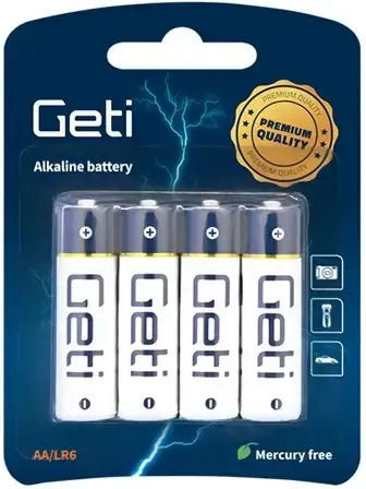 Geti Baterii Alcaline AA 1.5V 4buc