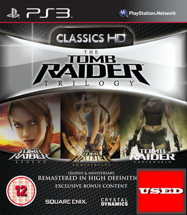 The Tomb Raider Trilogy Classics Edition PS3 Game (Used)
