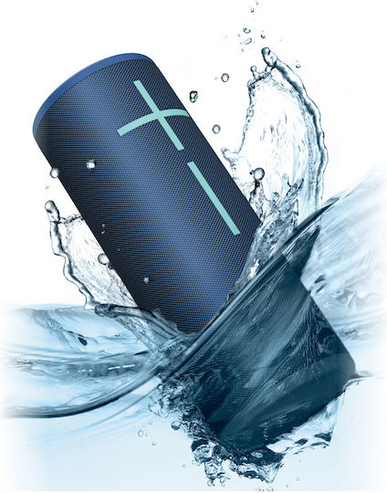 Ultimate Ears MEGABOOM 4 Ηχείο Bluetooth με Διάρκεια Μπαταρίας έως 20 ώρες Μπλε