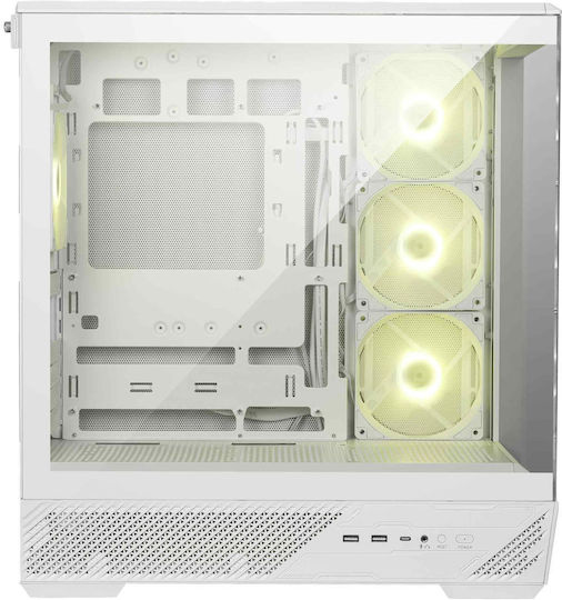 MSI MAG PANO 130R PZ Midi Tower Компютърна Кутия Бяла