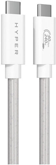 Targus USB 4 Video Kabel USB-C männlich - USB-C 240W PD Weiß 1,2 m