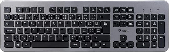 Yenkee YKM 2007CS Wireless Keyboard & Mouse Set English US Gray