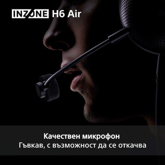 Sony Inzone H6 Air Over Ear Gaming Headset with 3.5mm Connection