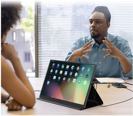 Zeuslap IPS Φορητό Monitor 10" FHD 1920x1080 Ασημί
