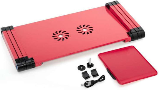 Nillkin YL-803 Table for Laptop with 2 Fans Red