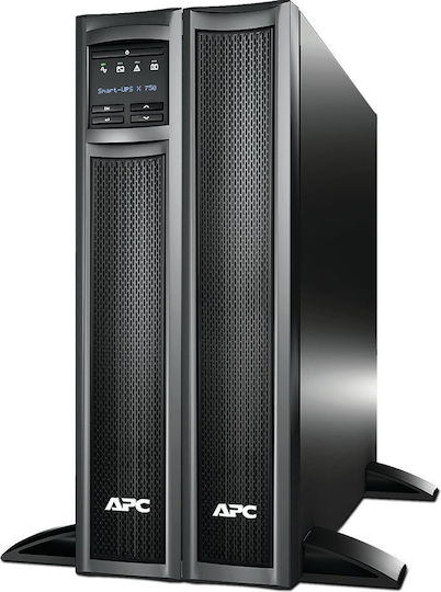 APC Smart-UPS X Linie-interaktiv 750VA 600W mit 8 IEC Steckdosen