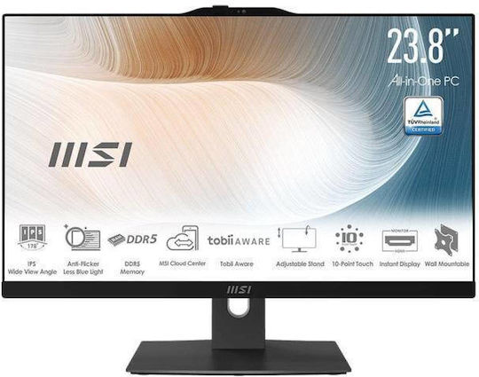 MSI Modern AM242P 1M 23.8" (5-120U/16GB/512GB SSD/FHD/W10 Pro) International English
