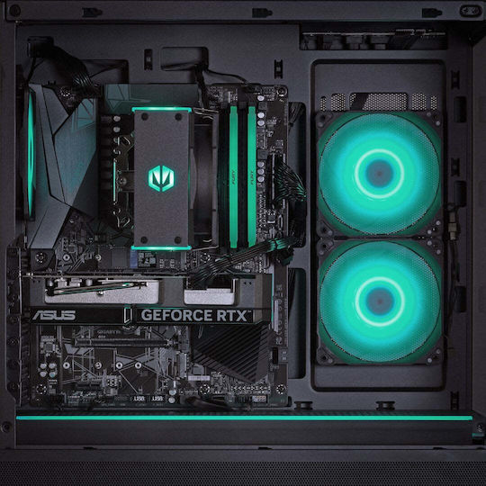 Actina Гейминг Настолен Компютър Ryzen 7-5700X/16GB DDR4/1.0TB SSD/Без Операционна Система