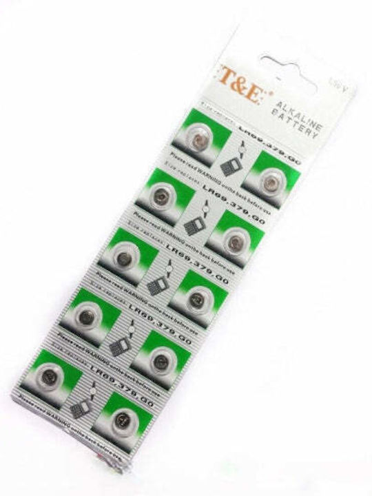 Alkaline Watch Batteries LR69 1.55V 10pcs