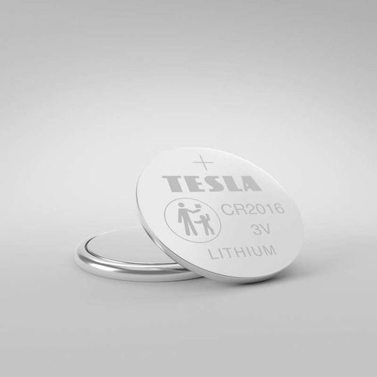Tesla Batteries Vinnic Lithium Uhrenbatterien CR2016 3V 5 Stück