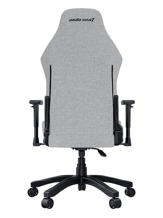 Anda Seat LUNA PRO Υφασμάτινη Καρέκλα Gaming με Ρυθμιζόμενα Μπράτσα και Υποπόδιο Γκρι