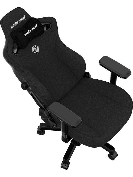 Anda Seat XL Fabric Gaming Chair with Adjustable Arms Elegant Black