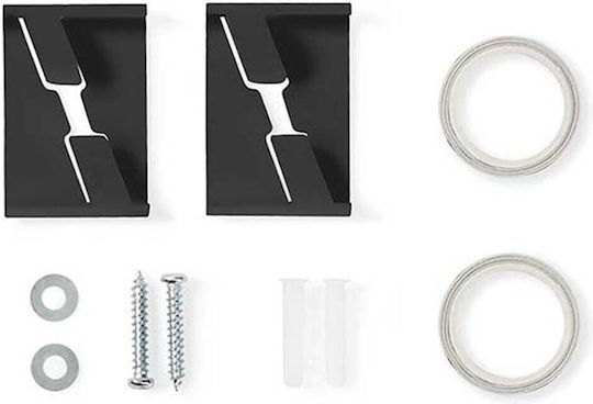 Organizator Cabluri 110 X 6 X 2 Cm Pvc Abs Negru Nedis