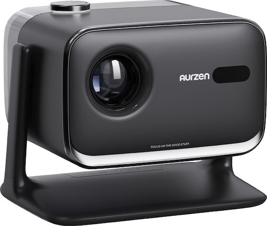 Aurzen Boom Mini Projector LCD Full HD LED Lamp With Built-in Speakers AU-PJ-BM501M-EUBK0