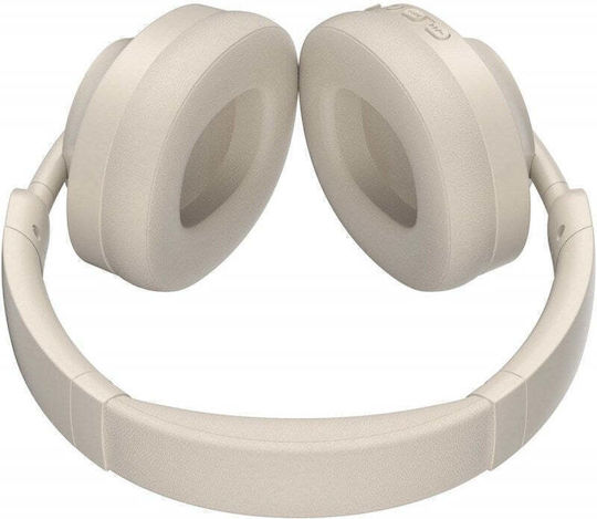 Defender FreeMotion B485 Wireless Wired Over Ear Headphones With 50 Hours Playing Time Beige