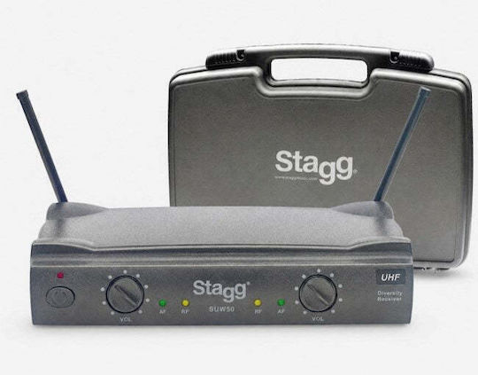 Stagg SUW-50-MM-FH Set Drahtlos Kondensatormikrofon Handgemacht für Gesang
