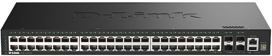 D-Link DGS-1530-52/E Неуправляем Switch с 48 Портове Гигабитови (1Gbps) Ethernet