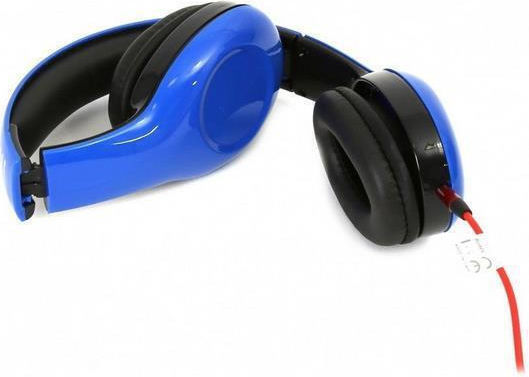 Platinet Freestyle On Ear Căști Multimedia cu microfon și conexiune USB-A în culoarea Albastru