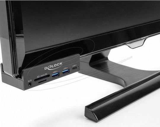 DeLock Hub USB 3 Porturi USB 3.0 cu Conectare USB-C