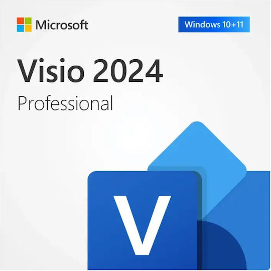 Microsoft Visio 2024 Mehrsprachig als Elektronische Lizenz für 1 Benutzer