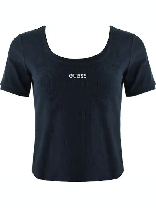 Damen Bluse Kurzärmelig Schwarz