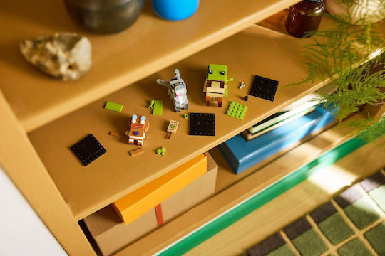 LEGO Brick Headz Shrek, Donkey și Gingy Figuri pentru 10+ Ani 259 buc