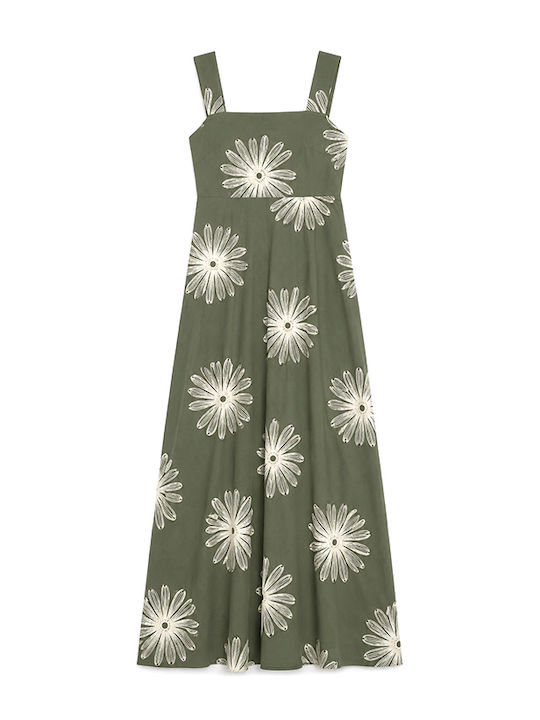 Summer Maxi Dress Ecru-Khaki