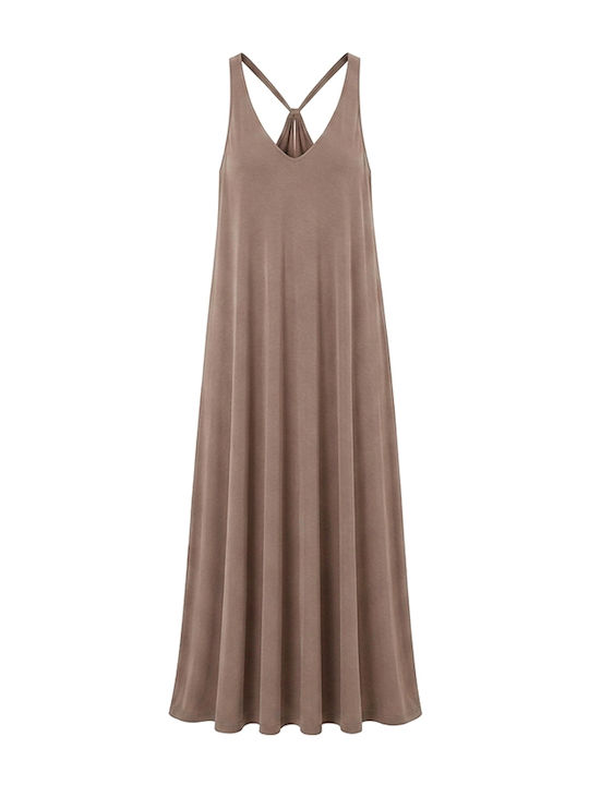 Summer Maxi Dress Beige