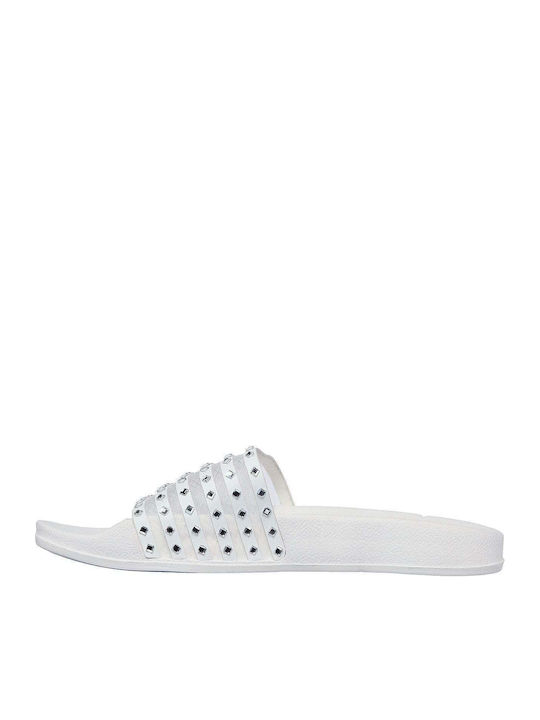Pop Ups Women's Slides White