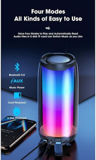 Ezra NL35 Boxă Bluetooth 10W cu Radio Negru