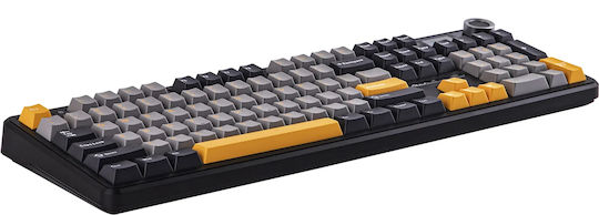 Aula F108 Pro Wireless Gaming Mechanical Keyboard with LEOBOG Reaper Switches and RGB Lighting English US Gray