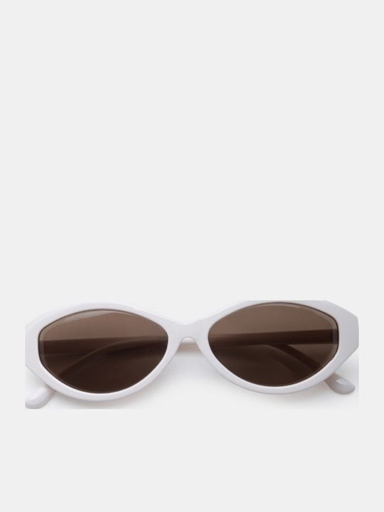 Luigi Unisex Ochelari de Soare Cu Culoare Full Face Alb 4918304
