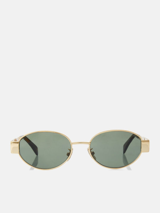 Celine Triomphe Women's Sunglasses with Gold Metallic Frame 442889