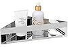 Wenko Turbo-Loc Eckmontiertes Badezimmerregal Metallisch 36x8x17cm Silber