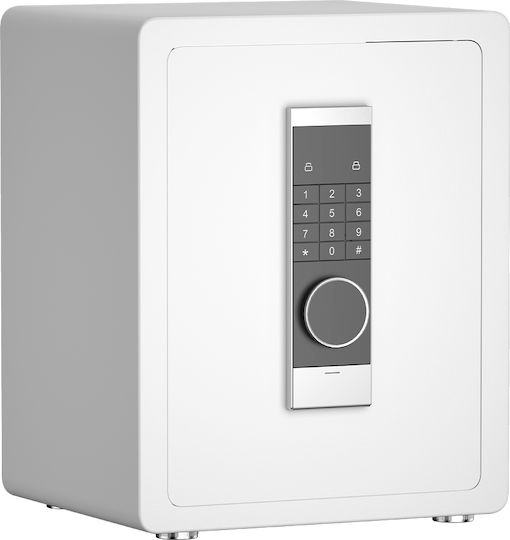 Casetă de valori cu închidere digitală și cheie M45xL38xÎ32cm