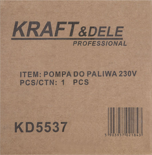 Kraft & Dele Ηλεκτρική Αντλία Επιφάνειας 550W Μονοφασική