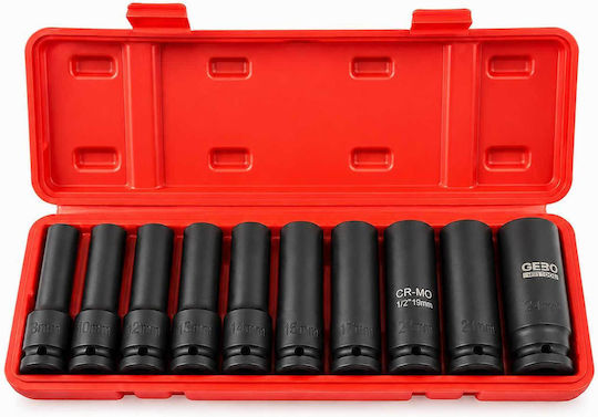 Yizhe Prize Pneumatic Torx Cu Gazdă Cadru 1/2" Set 10 Bucăți