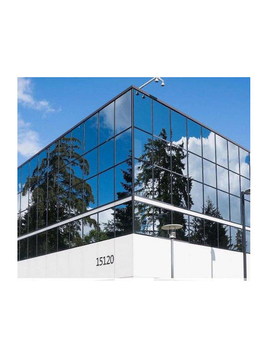 Spiegel Sonnenblockierende Fensterfolie 90x200cm Set Schwarz Grau