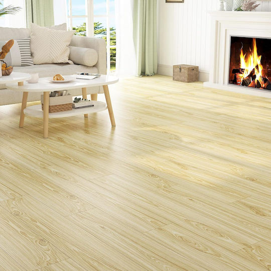Vinyl Self-adhesive Floor Tiles 35 Pieces Durable 90x15 Cm Yellow Vinyl Self-adhesive Floor Tiles 35 Pieces Durable 90x15 Cm Yellow