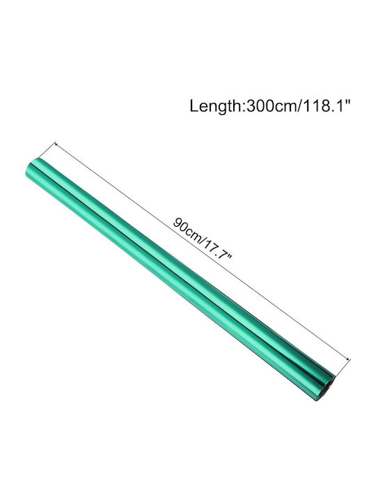 Grüner Statischer Privatsphäre Wärmedämmender Wandsticker 90x300 Cm