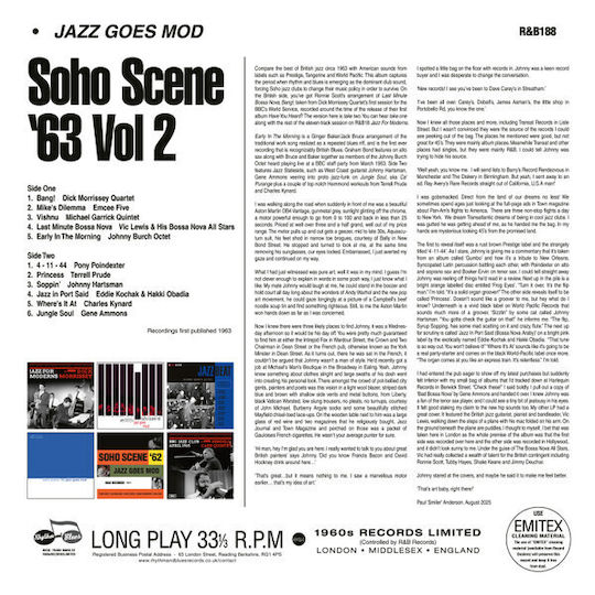 Various Soho Scene ’63 Vol 2 Vinyl