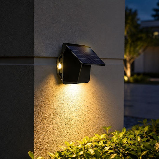 Andowl Wall Mounted Solar Light RGB with Motion Sensor and Photocell IP67 35x35cm